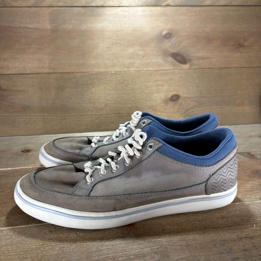 Xtratuf womens size 9.5 shoes Gray Leather Lace Up Casual Deck boat shoes